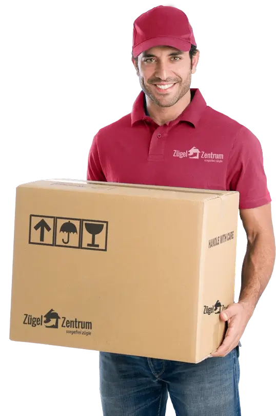 Umzugsfirma Zürich "Ein Team der Umzugsfirma Zürich lädt Umzugskartons in einen LKW.